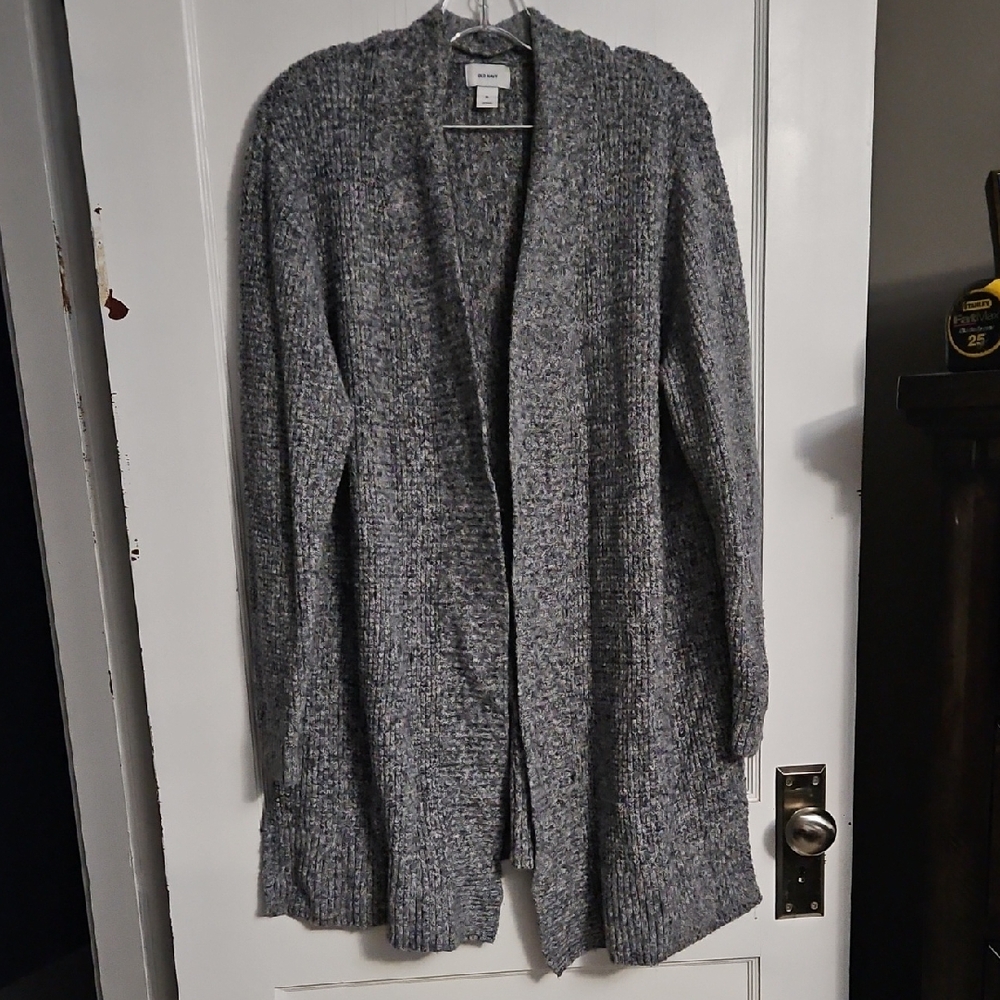Old Navy Heathered Gray Cardigan